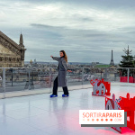 Noël 2025 aux Galeries Lafayette Haussmann : une patinoire éphémère sur les toits de Paris