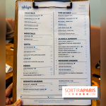 Ukiyo Ramen à Paris - menu - carte