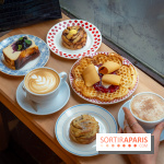 Bonne Montmartre, le coffee shop Norvégien Paris 18e - gaufre