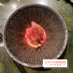 Mantra - Beignet de datte, crème d'oignons, guanciale