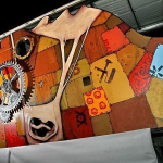 Montage des chars Techno Parade 2010