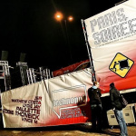 Montage des chars Techno Parade 2010