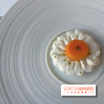 Alliance - Dessert mangue, ananas, glace thym citron, meringue acidulée 