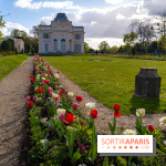 Le Parc de Bagatelle au printemps, cerisier, tulipes et jonquilles - photos