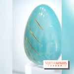 Oeufs et chocolats de Pâques de Jade Génin 2026 spécial renaissance des femmes - photos - bleu