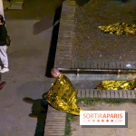 Simulation géante des pompiers de Paris sur les quais parisiens