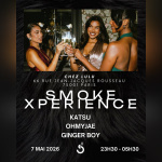 Smoke Xperience : Soirée Rap, R&B et Afro chez Lulu au cœur de Paris - FLYER 45 BLACK