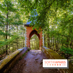 La réserve Naturelle des Etangs de Bonnelles, son pont kiosque, temple de l'amour et ses trésors