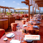 La terrasse en rooftop du Kinugawa à l'hôtel Sax Paris 7e