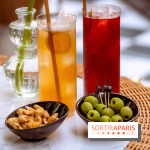 La terrasse jardin du Sax Hotel avec piscine - cocktails