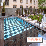 La terrasse jardin du Sax Hotel avec piscine - les photos
