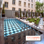 La terrasse jardin du Sax Hotel avec piscine - les photos