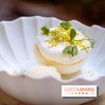 La terrasse jardin du Sax Hotel avec piscine - pavlova citron
