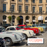 Le Rallye des Princesses expose ses voitures de collection sur la Place Vendôme