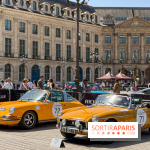 Le Rallye des Princesses expose ses voitures de collection sur la Place Vendôme