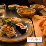 Sushi Mina : makis, sushis et plats japonais servis à table