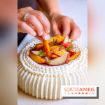 Les pâtisseries de Nour Kandler, la collection estivale en photos - entremets pêche