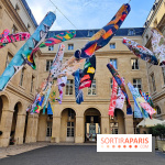 Des Genki-nobori dans le ciel de l'Hôtel de la Marine : une installation colorée à voir gratuitement
