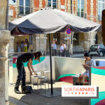 Pop-up Techwear Balenciaga, boissons wellness place des Vosges