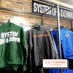 Pop-up store System of a Down à Paris - nos photos