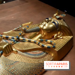 Le sarcophage doré en gros plan - Toutankhamon : son tombeau et ses trésors