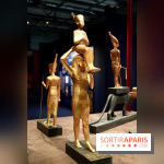 Statue dorée et figures protectrices - Toutankhamon : son tombeau et ses trésors