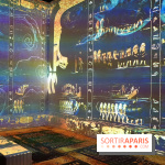 Hiéroglyphes projetés dans la salle immersive - Toutankhamon : son tombeau et ses trésors