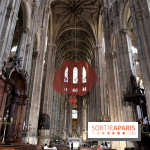 Lydie Arickx : nos photos de son installation à l'église Saint-Eustache
