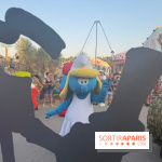Schtroumpfette lors de la parade du Parc Spirou