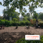 Le square Séverine, grand espace vert du 20e arrondissement