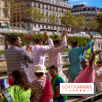 Défilé flottant sur la Seine : le Jal Yatra à Paris, les photos