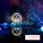 Parc de l'Étrange 2026 : Installation lumineuse circulaire avec silhouettes et reflets