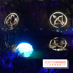 Parc de l'Étrange 2026 : Figures lumineuses circulaires au bord de l’étang