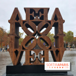 Art Basel 2026 : Robert Indiana installe un Love Wall sur la place Clémenceau à Paris