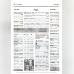 Les Dégommés, le menu