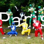 Le Flash Mob Power Ranger à Paris