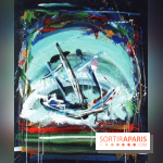 Ralph CUTILLO , Strike the Sun, 2012, acrylique sur toile, 100 x 81 cm