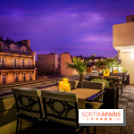 Terrasse du Puple Bar de l'Hôtel du Collectionneur