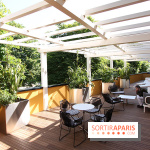 Molitor : terrasse d'une chambre