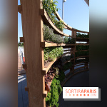 Molitor : terrasse rooftop, mur d'herbes aromatiques