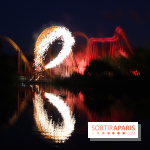 Inauguration officielle de la Forêt d'Idefix, feux d'artifice 25 ans Astérix