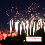 Inauguration officielle de la Forêt d'Idefix, feux d'artifice 25 ans Astérix