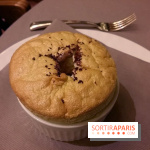 Le soufflé noix de coco, glace caramel des Etangs de Corot