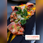 Le Saumon à la Cardamome à la Petite Mangerie restaurant