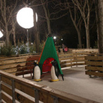 Le sentier de glace du marché de Noël des Champs-Elysées 2011