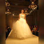 Salon du Mariage couture, Mariage au Salon 2012, robe Diamant Blanc