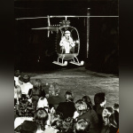 Lido 78,  Principale survolant la scène en hélicoptre