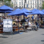 Terrasse-Bistrot "La guinguette" sur les bords de Seine à Paris plage