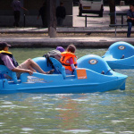 Pédalos à Paris Plage La Villette