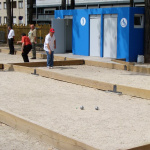 Terrain de pétanque à Paris Plage La Villette